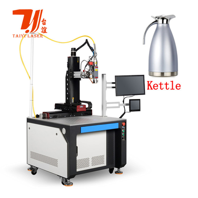 2000W 3KW Taiyi TECH Máquina automática de soldagem a laser de fibra para chaleira de aço inoxidável de metal