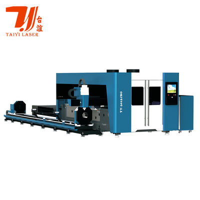 TY-3015JBG 1000W - o tubo SS do metal do cortador do laser da fibra do CNC 6000W conduz a máquina de corte do laser