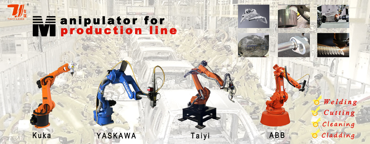Robô máquina de solda a laser