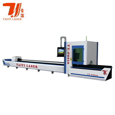 Máquina de corte de tubo a laser de fibra quadrada redonda de metal CNC automática