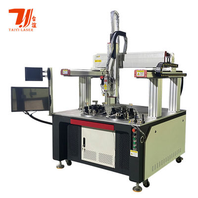 Máquina automática de solda a laser de fibra CNC com precisão de ±0,01 mm e potência de 1500W-6000W para impulsionador de bomba de água de alta pressão