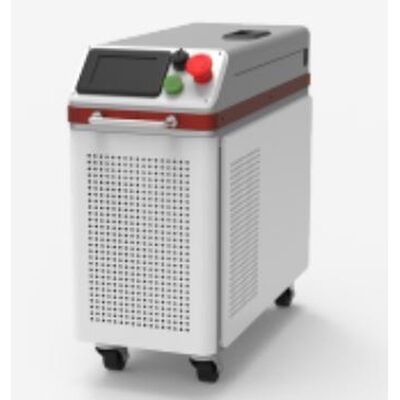 Máquina de Limpeza a Laser de Fibra Portátil Refrigerada a Água de 500W para Remoção de Ferrugem e Tinta