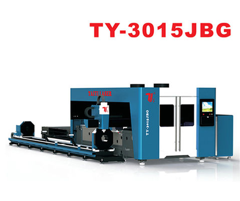 TY-3015JBG 1000W - o tubo SS do metal do cortador do laser da fibra do CNC 6000W conduz a máquina de corte do laser