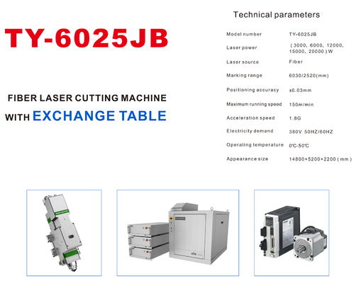Máquina de corte a laser de fibra CNC totalmente fechada de alta potência Cypcut Hypcut Beckhoff