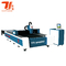 Equipamento de corte a laser de fibra CNC de plataforma de troca precisão de repetição de 0,03 mm