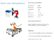 Máquina automática de corte a laser de fibra com braço robótico manipulador de 6 eixos Yaskawa