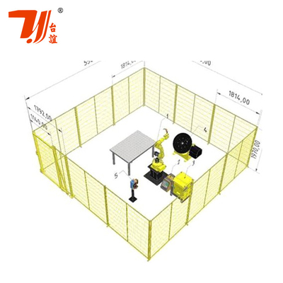 Equipamento automático de solda por robô para tubos de chapas de aço inoxidável