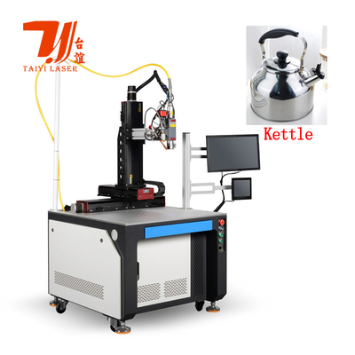 Promoção da Feira de Cantão 3000W 6000W Máquina automática de soldagem a laser para chaleira Spout Teapot Body Teapot Base Soldagem