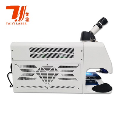 Máquina de solda a laser YAG portátil de escritório de 60W para jóias com resfriamento a água