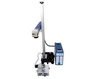 Máquina de impressão de tubos de plástico de PVC a laser voador de alta velocidade com tela sensível ao toque