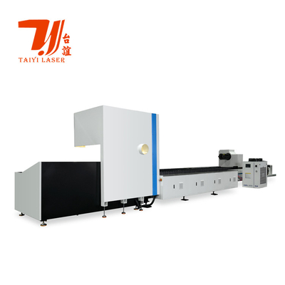 Máquina automática de corte de tubos a laser de fibra metálica redonda quadrada