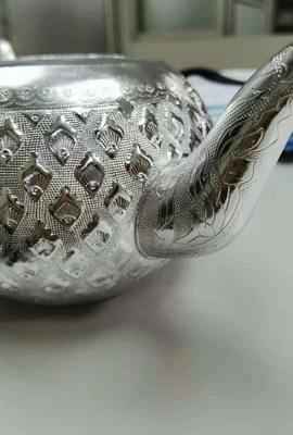 Feira de Cantão Estação dupla de aço inoxidável chaleira fundo chaleira cachimbo máquina de soldagem automática de laser de fibra