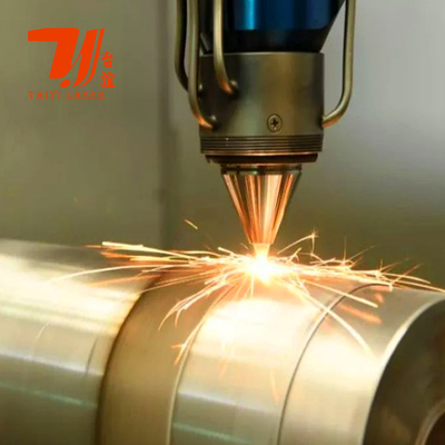 Sistema de máquina de revestimento a laser robótico para reparação de turbinas