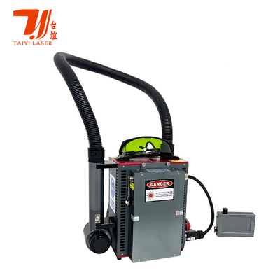Mochila Limpeza a Laser Mini Portátil 50W 100W 200W 300W Pulsed Laser Limpeza Máquina