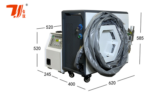 Refrigerador de ar Multifunção portátil 4 em 1 Máquina de solda de corte a laser portátil