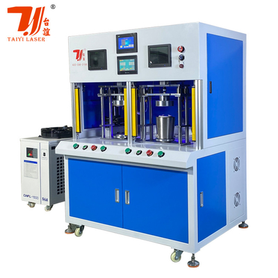 Máquina automática de soldagem a laser de fibra com cabeça Raytools HZG