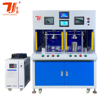 Máquina automática de soldagem a laser de fibra com cabeça Raytools HZG