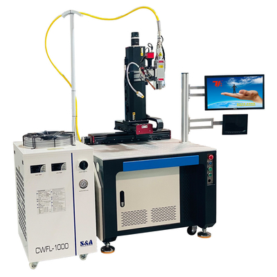 Máquina automática de soldagem a laser Raycus Max IPG para colheres e outros produtos metálicos