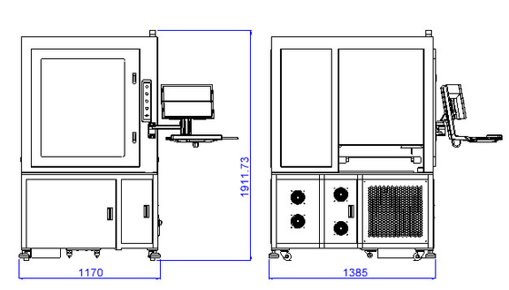 Máquina de marcação a laser de código QR de circuito de PCB personalizado FPC