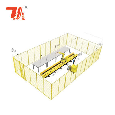 Máquina de solda a laser robótica de segurança totalmente fechada, 2000W Compliant