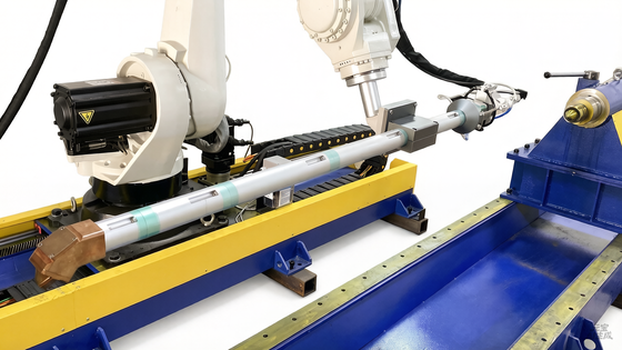 Sistema de revestimento a laser durável projetado para melhorar e reparar a superfície, proporcionando desempenho industrial consistente