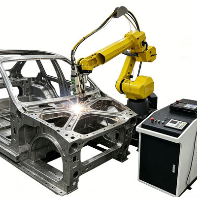 FANUC 6 Eixo Braço Robótico Automático 3D Máquina de Corte a Laser de Fibra de Aço Inoxidável