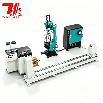 Equipamento de revestimento a laser robótico de 6 eixos de alta potência para reparação de peças de desgaste e de revestimento de fachada