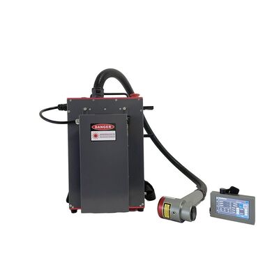 Máquina de Limpeza a Laser de Fibra Pulsada Portátil de Mochila 100W para Remoção de Ferrugem e Tinta