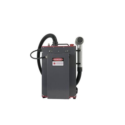 Máquina de Limpeza a Laser de Fibra Pulsada Portátil de Mochila 300W com Bateria para Remoção de Ferrugem