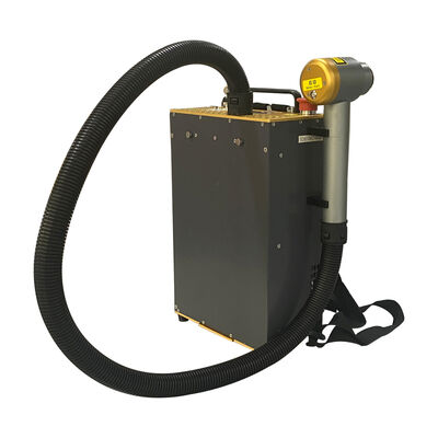 Máquina de limpeza a laser em estilo mochila