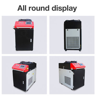 Promoção da Feira de Cantão 1000W 1500W 2000W 3000W Remover ferrugem de metal pintura revestimento de óleo Máquina de limpeza a laser portátil