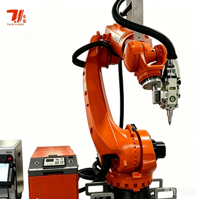 KUKA Robot de 6 eixos 4000W Equipamento de solda a laser IPG para solda 3D complexa de conjuntos metálicos