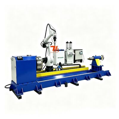 Máquina de Revestimento a Laser Robótica Offline Equipado com Rotativo para Restauração de Superfície de Cilindro de Virabrequim