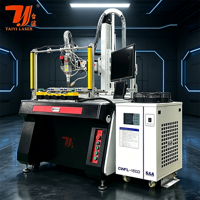 Bico de chaleira de aço inoxidável com soldagem sem emendas, máquina automática de soldagem a laser