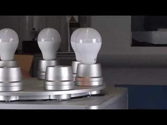 20W 30W 50W 100W Máquina automática de marcação a laser para impressão de logotipo de lâmpada led rotativa de 8 estações