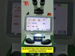Máquina de soldagem de jóias de tela grande de 10 polegadas