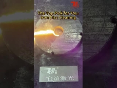 Máquina 1000w 1500w 2000w da remoção de oxidação do laser da fibra do CW que limpa Machien