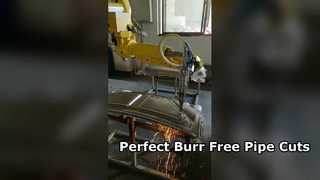 Cortador robótico de tubos a laser CNC para tubos de óleo automotivo - corte sem rebarbas e acabamento preciso da face final