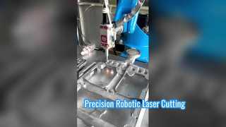 Máquina robótica de corte a laser CNC para fundição sob pressão de alumínio - corte e rebarbação de precisão de 6 eixos S